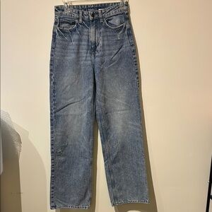 H&M &Denim Ultra-High-Rise Wide Leg Mom Jeans - Women’s 4